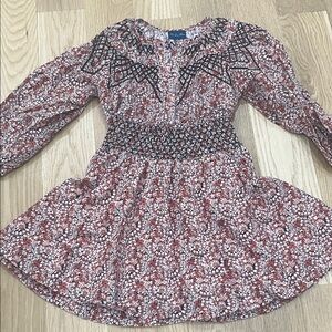 Floral Long Sleeve top and skirt set